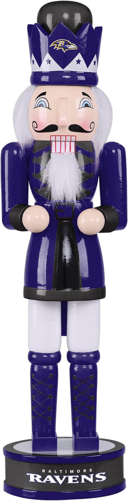 foco NFL Team Logo Collectible Holiday 14" Nutcracker