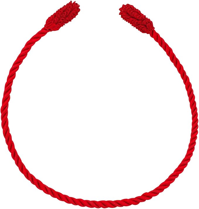 Haute Decor Decorative Garland Twist Ties, 6 Pack, 20 inches (Red) - Hang Garland, Lights, Decorations - Christmas and Year-Round