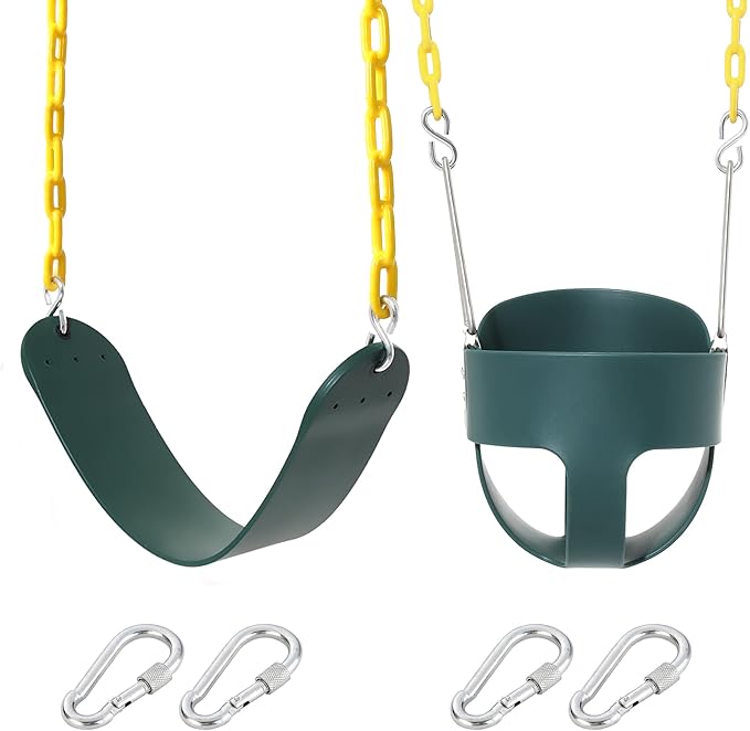 Heavy Duty Toddler High Back Full Bucket Swing Seat - Swing Set Accessories
