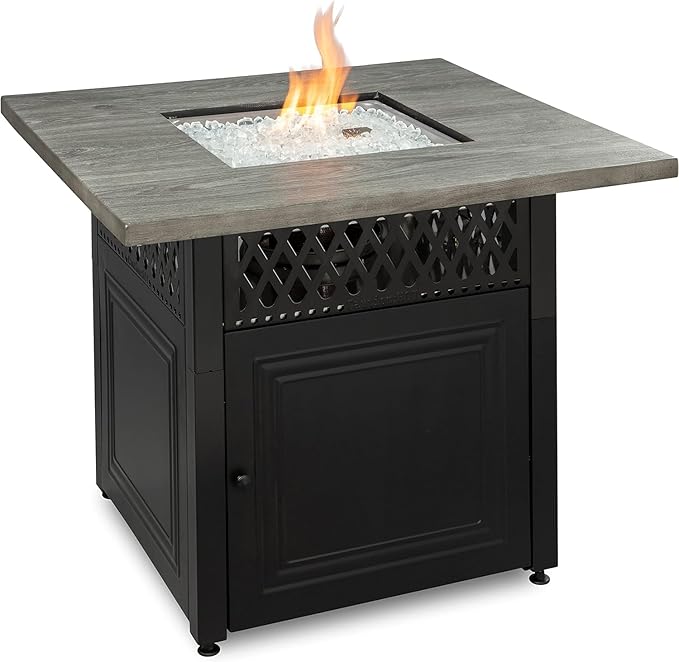 Endless Summer DualHeat Dakota 38 Fire Pit | Dual Heat 2-in-1 Propane Fire Pit & Outdoor Heater | 41,000 Total Combined BTU