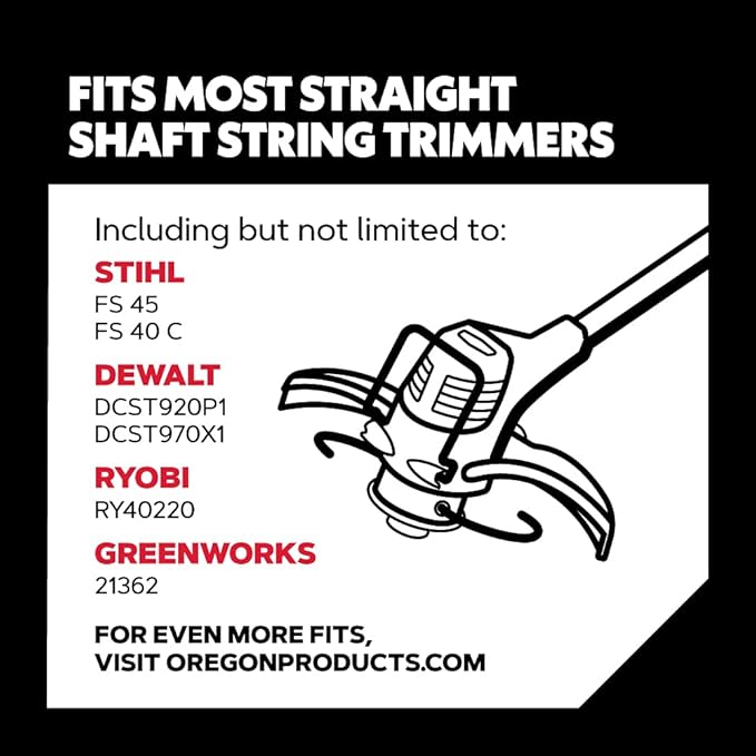 Oregon 20-118 Platinum Gatorline Supertwist Trimmer Line .08-Inch by 414-Foot