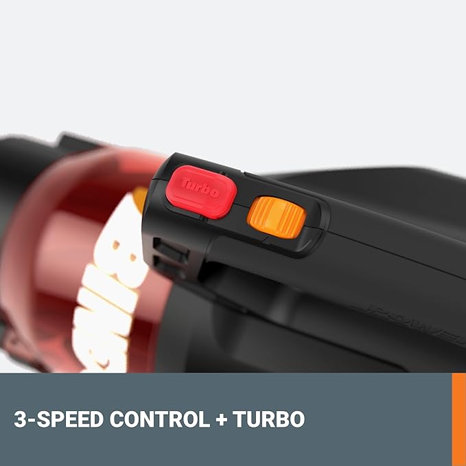 WORX Cordless Leaf Blower, Electric Blower for Lawn Care wth Brushless Motor, 2 ¡¿ 2.5 Ah Batteries & Charger Included, WG584