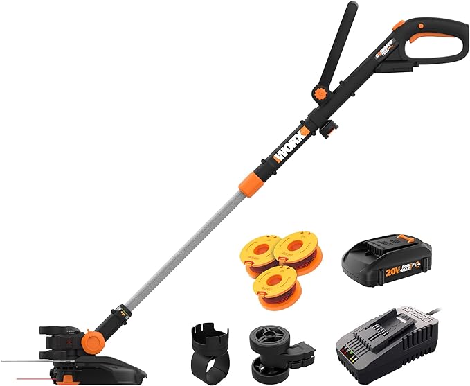 Worx GT Revolution 20V 12 String Trimmer Grass Trimmer/Edger/Mini-Mower, WG170.2