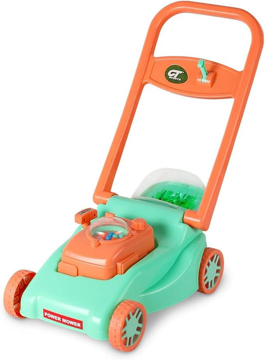 Kids Lawn Mower with Realistic Grass-Cutting Action and Sounds – No Batteries Required | Fun Outdoor Push Toy, Birthday Gift & Holiday Present for 3, 4, 5, 6, 7, 8 Year Old Boys and Girls (Green)
