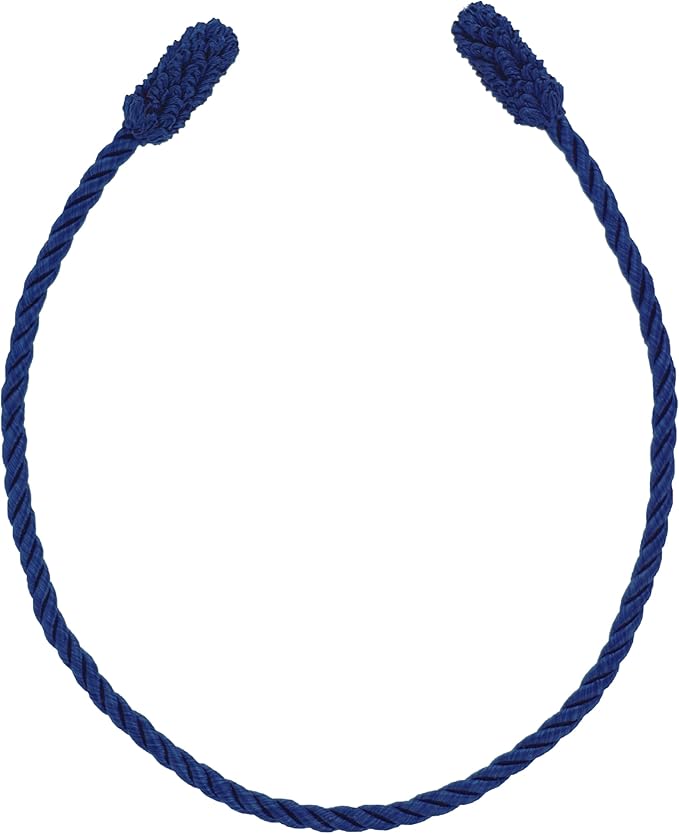 Haute Decor Decorative Garland Ties, 6 Pack, 20 inches (Blue) - Hang Garland, Lights, Christmas and Hanukkah Decorations