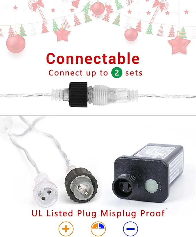Flacchi Multicolor 20 Tubes Meteor Shower Icicle Light 480 LED Raindrop Lights with Timer Function Cascading Falling Rain Lights for Holiday Party Christmas Decorations