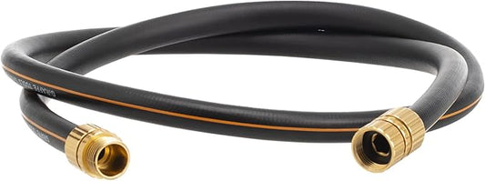 Giraffe Hybrid Leader Hose 5/8 x 6ft, Custom Length, NO Kink, Flexible, Leakproof Water Hose with Male to Female Fittings, 600 Burst PSI