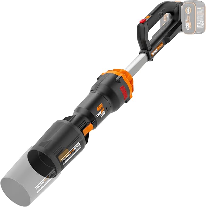 WORX Nitro Cordless Leaf Blower, Electric Blower with 620 CFM & 165 MPH, Blowers for Lawn Care with Brushless Motor & 3 Speed Control, Batteries & Charger Not Included, WG585.9