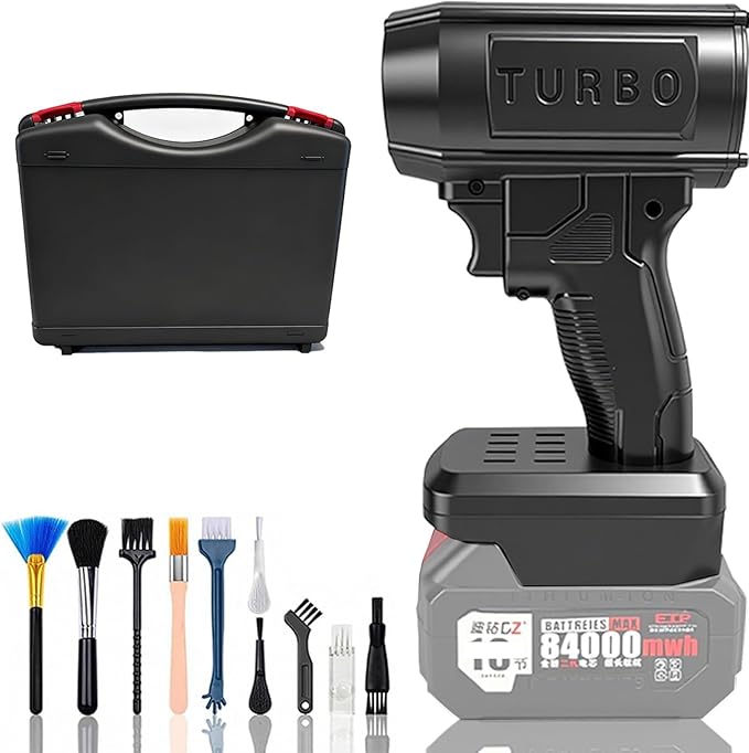 Jet Blower V3.0 Cordless Leaf Blower - 150,000 RPM 200 Mph Turbo Jet Blower for Lawn, Yard, Driveway, Garage Cleaning (for Milwaukee)