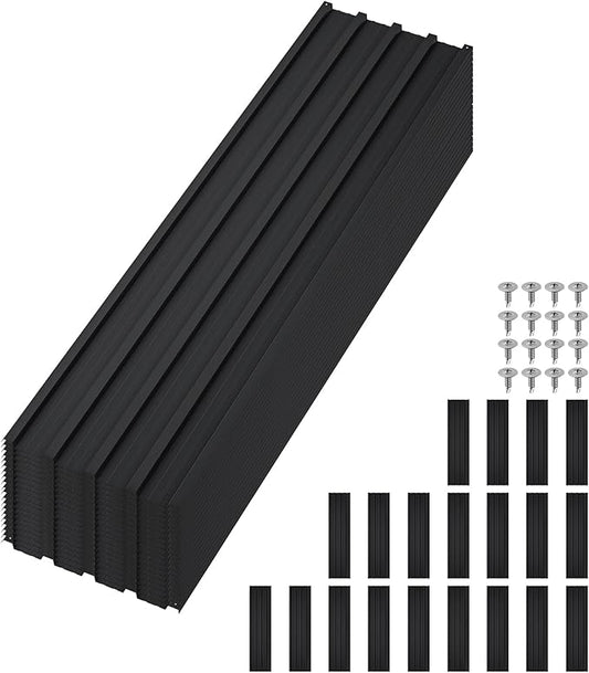 20Pcs Metal Roofing Panels for Carport, Heavy Duty Metal Carport Kits, Galvanized Steel Corrugated Panels, for Patio Outdoor Garden, 73.2 in x 16.77 in