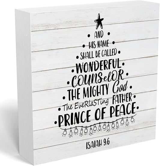 Funny Christmas Sign Christmas Tree Decor Christmas Decorations Indoor Winter Christmas Desk Accessories Decorations for Table Home Shelf Office Gifts for Women 5 X 5 Inch