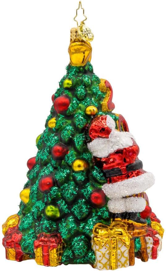Christopher Radko Hand-Crafted European Glass Christmas Tree Decorative Ornament, Santa's 2025 Tree Trim