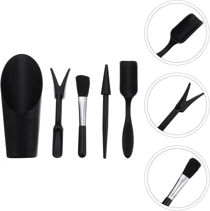 5pcs Mini Garden Hand Tools Portable Succulent Planting Tools Ergonomic Plastic Gardening Kit for Indoor Plants and Small Gardens