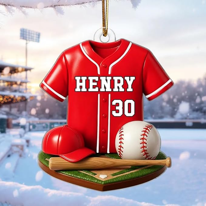 Personalized Basketball Christmas Acrylic Ornament, Basketball Ornaments Christmas Tree Hanging Ornaments Tree Decorations, Basketballs Player Uniform, Gift for Basketballs Lovers /7