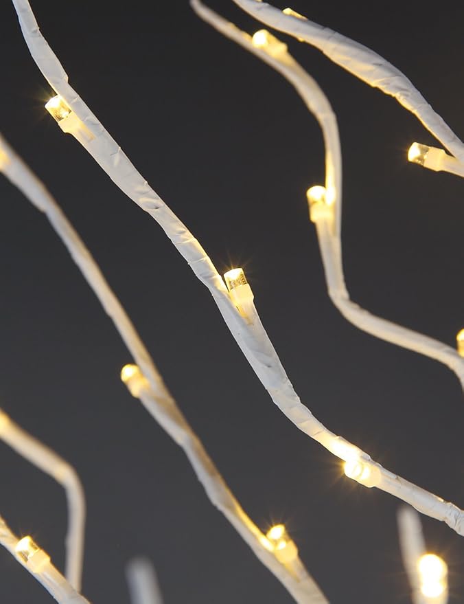 LIGHTSHARE 3FT Star Tree 112 LED Lights Warm White for Home & Christmas Decorations, 3'