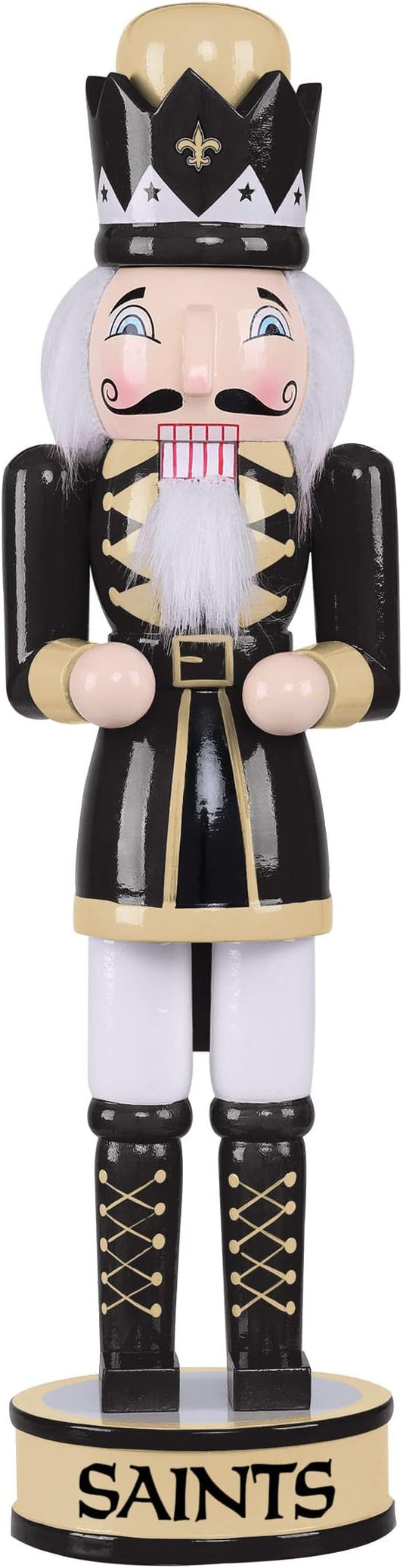 foco NFL Team Logo Collectible Holiday 14" Nutcracker