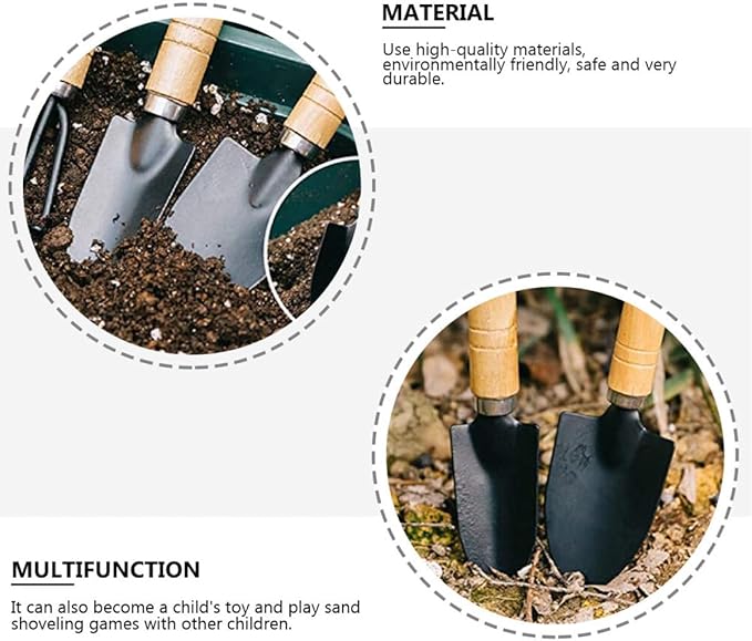 Luxshiny 10Pcs Mini Bonsai Gardening Tools for Succulent Planting and Transplanting Handheld Kit for Indoor Plants Easy to Carry and Clean