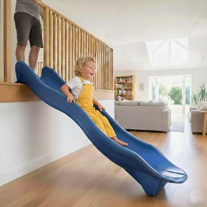 Avalanche Slide for Playsets – Seamless, Heavy-Duty & Safe Fun, Blue | TUSK Strong℠ (Blue, 10 ft)