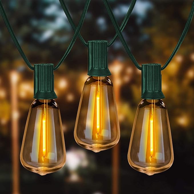 LUCKY TL 1000 FT C9/E17 Christmas Light Sockets Spool Set, Green SPT-1 Wire, 12 Inch Spacing, C9 Outdoor String Lights, UL Listed