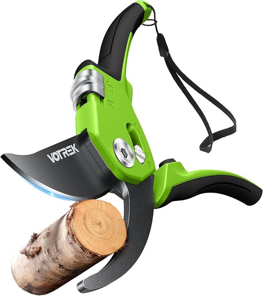 Pruning Shears for Gardening - 8.5 Garden Clippers with SK5 Blade, Stepless Adjustable Handle for All Hand, Ergonomic Bypass Plant Pruners Scissors for Heavy Duty Branch Bush Rose Tool