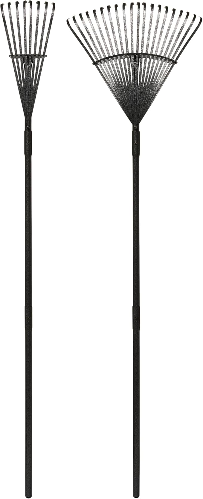Yard Butler World’s Greatest Rake Set, ILT-208 - Garden Rake for Lawncare - Convenient Garden Cleaning Accessory - Lightweight Wooden Handle - Steel Tines - Easy to Maneuver