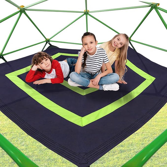 6.2-Foot Outdoor Dome Climber Accessories for 9/10/11FT Climbing Dome, 49x74 Inch Waterproof Accessory with Carabiner, Holds 350 Lbs