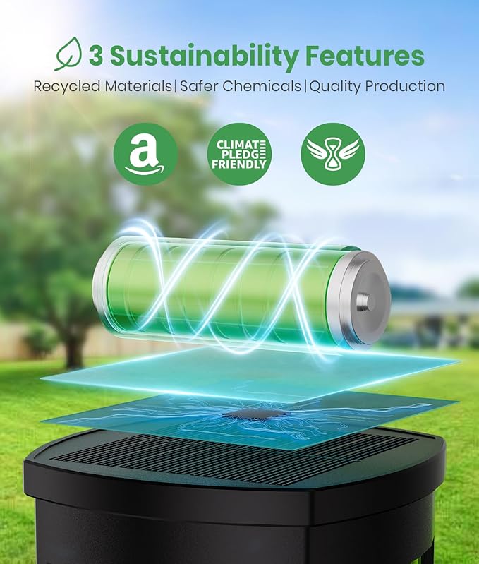 Solar Pathway Lights Outdoor, IP65 Waterproof Auto On/Off Solar Garden Lights Solar Powered Landscape Lighting for Yard Patio Walkway (Warm White, 4pack)