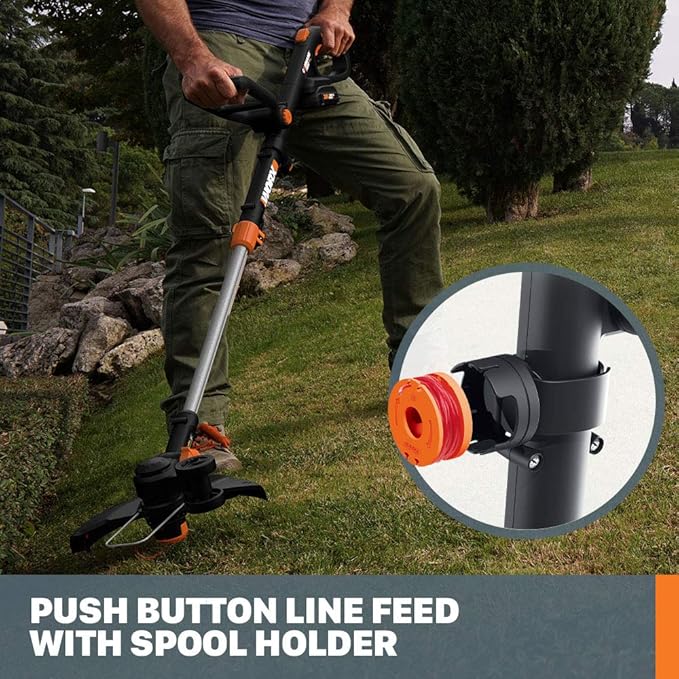 Worx GT Revolution 20V 12 String Trimmer Grass Trimmer/Edger/Mini-Mower, WG170.2