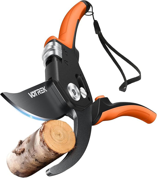 8.5 Pruning Shears for Gardening, ¡¼Unique Stepless Handle Opening¡½Professional Bypass Garden Clipper, Heavy Duty Plant Pruners for Branch ¡¼SK5 Steel Blades¡½¡¼Built-in Spring¡½¡¼All Hand Sizes¡½
