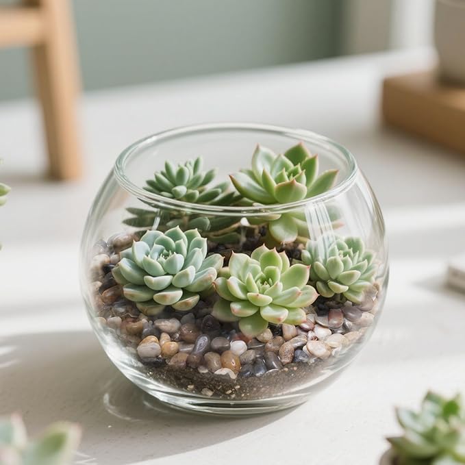 Calofulston 30lb Pebbles, 3/8 Inch Small Pebbles for Indoor Plants, Aquariums, Bamboo, Succulent, Vase, Outdoor Landscaping, Decorative Polished Plant Rocks for Pots Indoor, Mixed Color