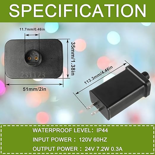 LED Power Supply 29V 26W TS-26W29V LED Transformer Class 2 Power Unit US Plug Adapter Replacement, for Christmas String Light Inflatable Decorations, Christmas Holiday Lighting