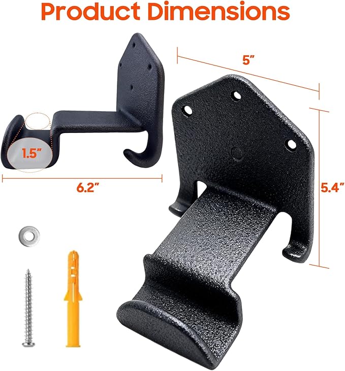 Pump Sprayer Holder, Backpack Blower Rack, 2 Pack Wall Mount Pressurized Garden Sprayer Hanger, Lawn Weed Sprayer Storage, Backpack Sprayer Oraganizer