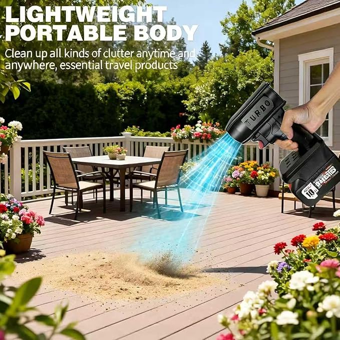 Jet Blower V3.0 Cordless Leaf Blower - 150,000 RPM 200 Mph Turbo Jet Blower for Lawn, Yard, Driveway, Garage Cleaning (for Makita)