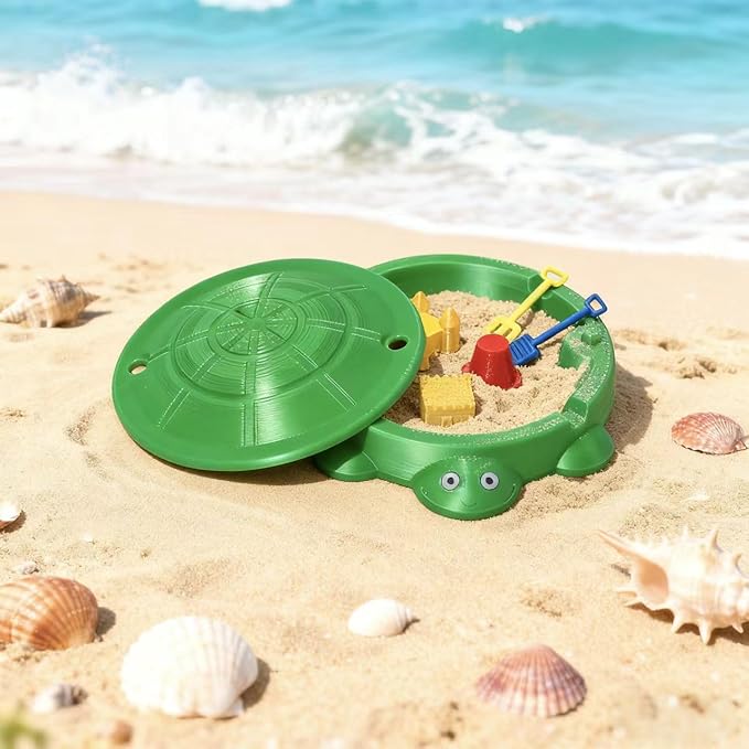 4.5IN Mini Turtle-Shaped Desktop Sandbox with Soft Sand, Small Turtle Sand Tray, Office Decor, Sensory Zen Garden with Mini Tools, Stress-Relieving Creative Gift, Ideal Choice for Office Workers