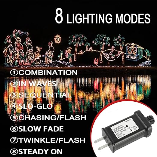 LED Power Supply 29V 13W TS-13W29V LED Transformer Class 2 Power Unit US Plug Adapter Replacement, for Christmas String Light Inflatable Decorations, Christmas Holiday Lighting