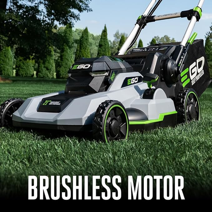 EGO Power+ Electric Lawn Mower, Self-Propelled Cordless with Touch Drive, Includes 56V 7.5Ah Battery and Rapid Charger – LM2125SP