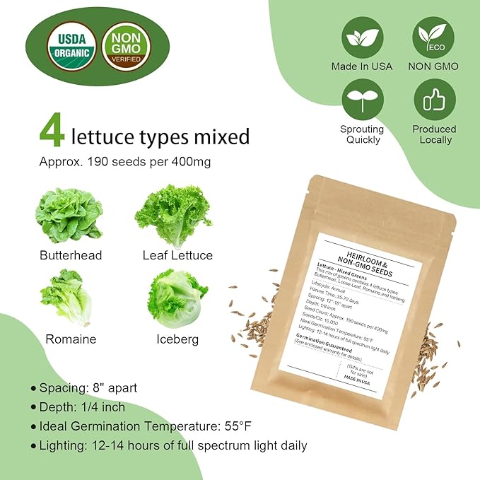 12 Pods Gourmet Herb Seed Kit Compatible with All Hydroponics, Growing Kit with Nutrient Solution, Seeds & Grow Sponges – Indoor Garden for Fresh Herbs & Vegetables (Nutrient & Salad Mixed Seed)