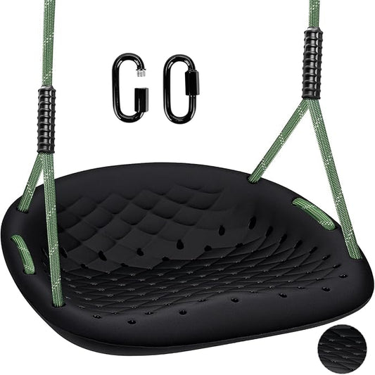 Heavy Duty Swing Seat, 550LBS Capacity Outdoor Swing Seat for Adults & Kids£¬Black
