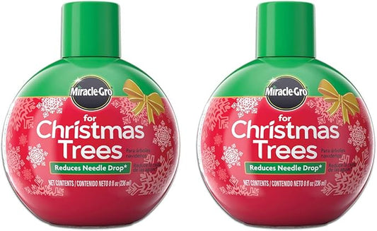 Miracle-Gro for Christmas Trees Plant Food, Hydrates Trees and Keeps Christmas Trees Green All Holiday Season, 2-Pack
