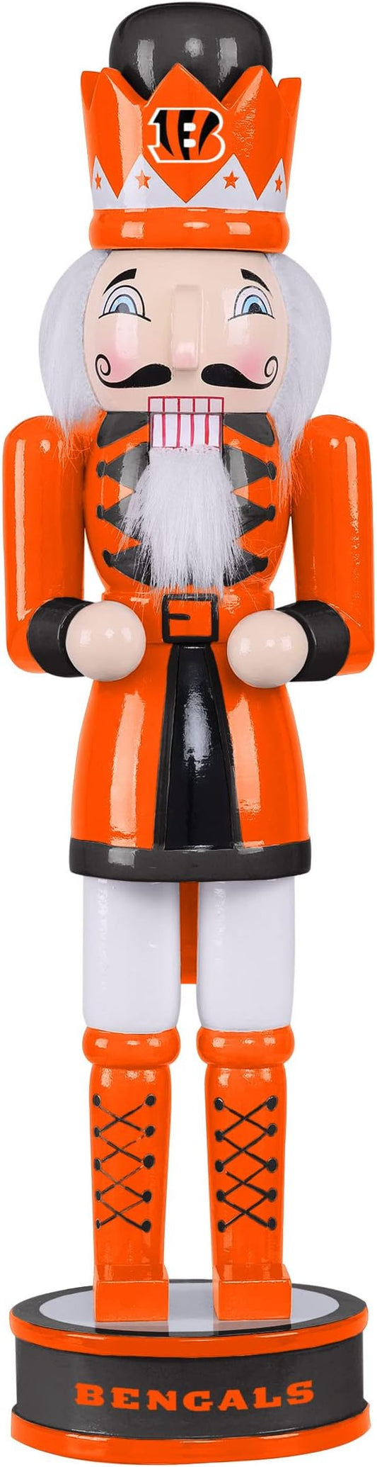 foco NFL Team Logo Collectible Holiday 14" Nutcracker