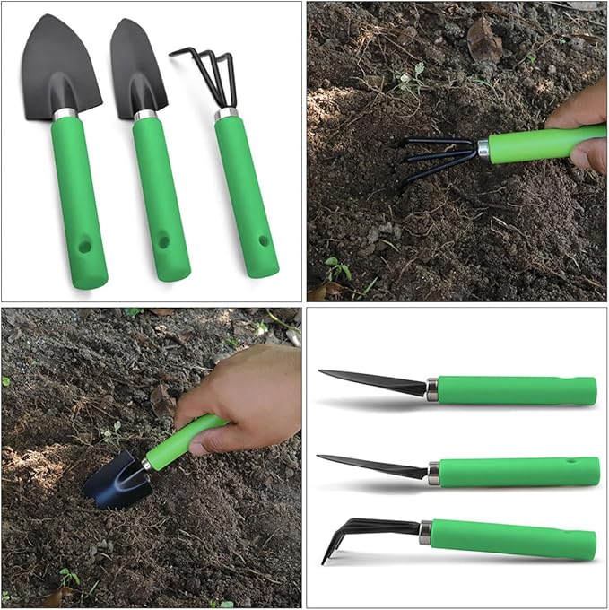 Stainless Steel Bonsai Planting Tool Mini Gardening Kit for Indoor Succulent Cactus Flowerpots Portable Hand Tools for Home and Professional Use