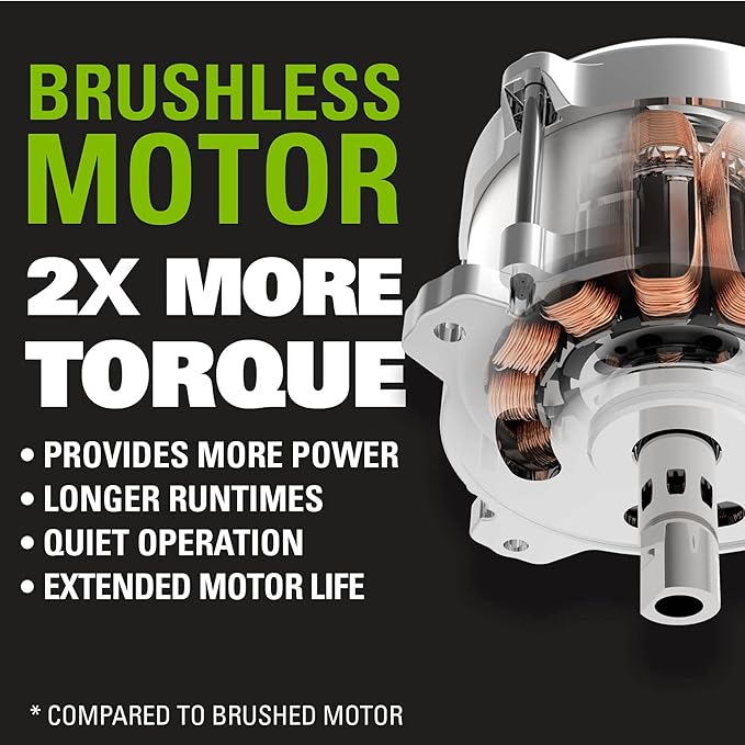 Greenworks 80V Brushless Cordless Yard Tool Combo Kit with 2.0Ah Battery & Rapid Charger ? 16 Dual-Line String Trimmer and 500 CFM / 125 MPH Leaf Blower, Variable Speed, 4-Year Warranty