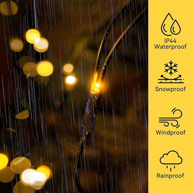 21ft x 5ft Solar Net Lights Outdoor, Solar & USB 2 Power Way 360 LED Waterproof Mesh Lights for Bushes, Remote Control 8 Modes String Light Trees Patio Garden Christmas Indoor Decor (Warm White)