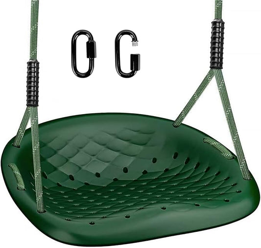 Heavy Duty Swing Seat, 550LBS Capacity Outdoor Swing Seat for Adults & Kids£¬Green
