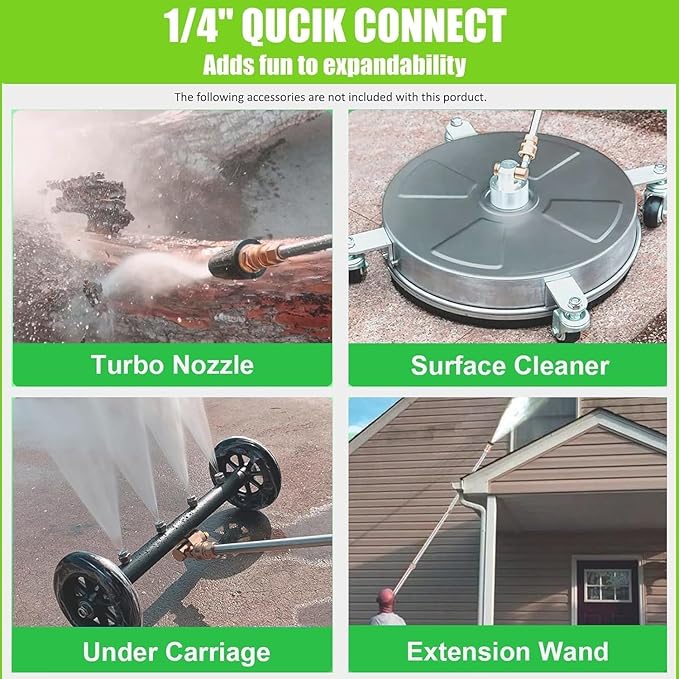 4200PSI Gas Pressure Washer, 4.0GPM Heavy Duty Power Washer with 5 Quick Connect Nozzles, 25ft Flexible Hose and 0.5Gal Soap Tank, 212cc 7.0 HP Engine, EPA/CARB/ETL Compliant, Gray