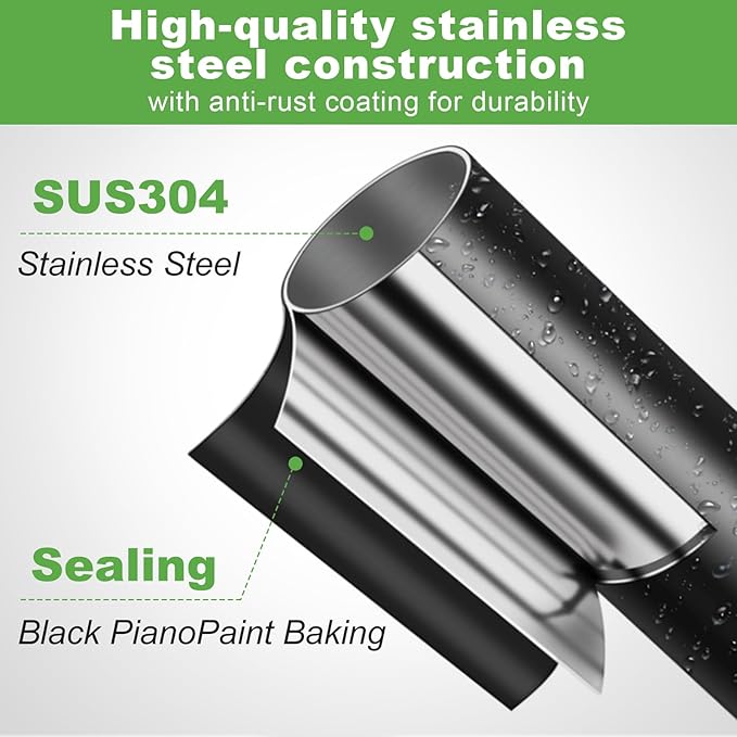 Pragmatist Bow Rake Heavy Duty 60 Metal Head Garden Rake with Adjustable Stainless Steel Handle Garden Tool for Loosening Soil Leveling Mulch Gathering Leaf