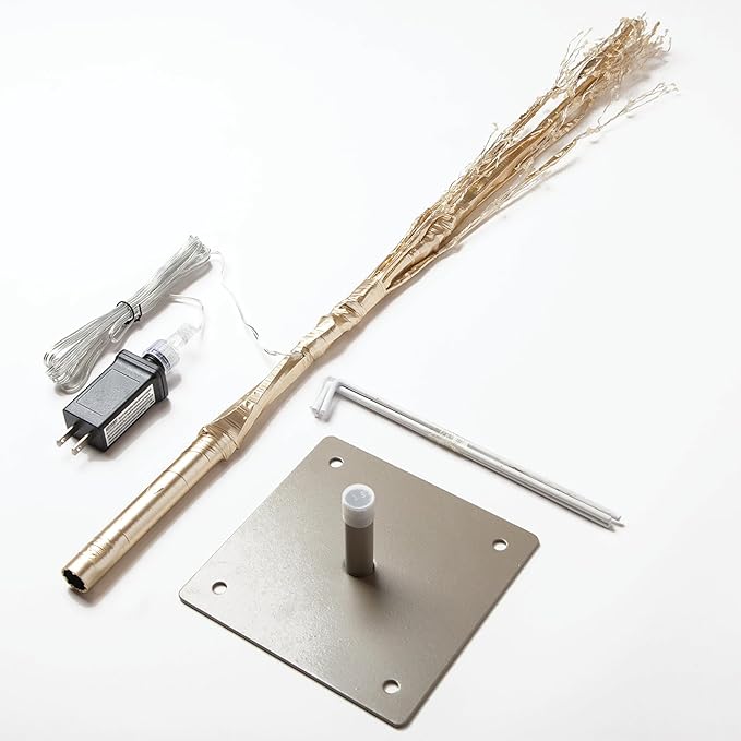 5 Ft Gold Fairy Light Tree Home Décor Fairy Tree Gold Room Decor, 570 Warm White LED Lights