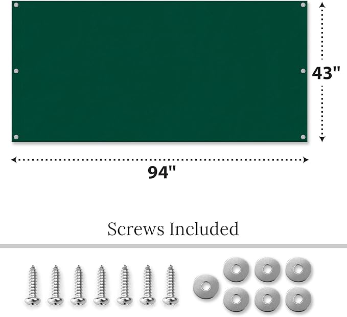 BenefitUSA Replacement Canopy Cover for Backyard Wood Playset Swing Set (43 X 94) Green
