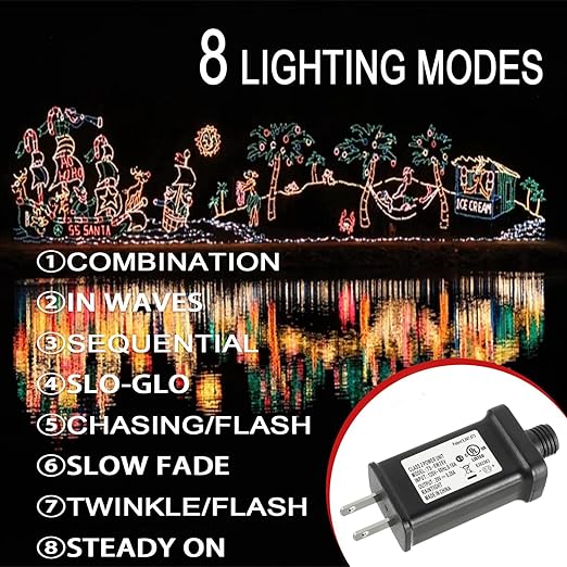 LED Power Supply 29V 8W TS-8W29V LED Transformer Class 2 Power Unit US Plug Adapter Replacement, for Christmas String Light Inflatable Decorations, Christmas Holiday Lighting