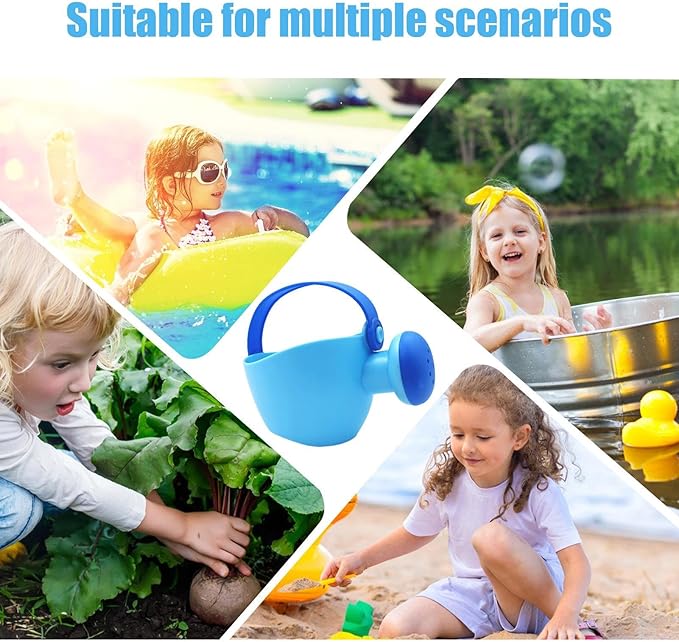 Beach Watering Can - Garden Toy, Mini Handheld Water Pot, Fun Pretend Play Accessory, Durable Design | Indoor Outdoor Plant Water Toy for Kids, Swimming Pool Game, Beach Party Activity Setup
